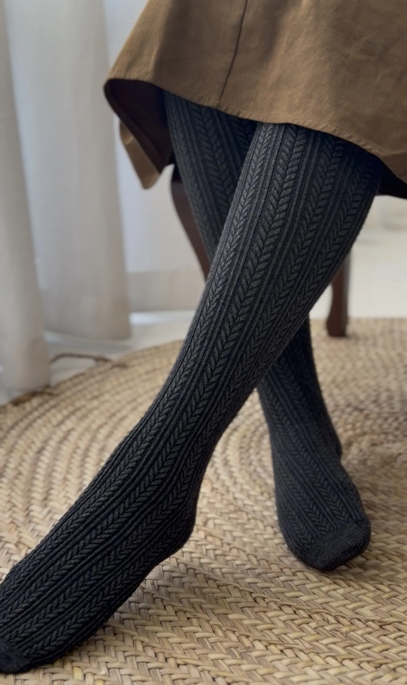 جوراب شلواری گندم کد2310